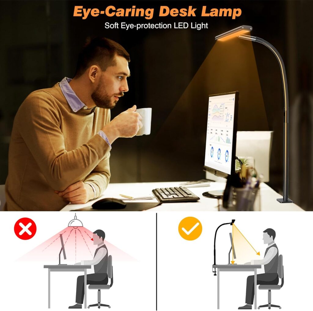 LED Desk Lamp with USB
