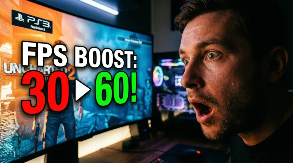 RPCS3 PlayStation 3 emulator running on PC showcasing the new Cell CPU breakthrough performance.